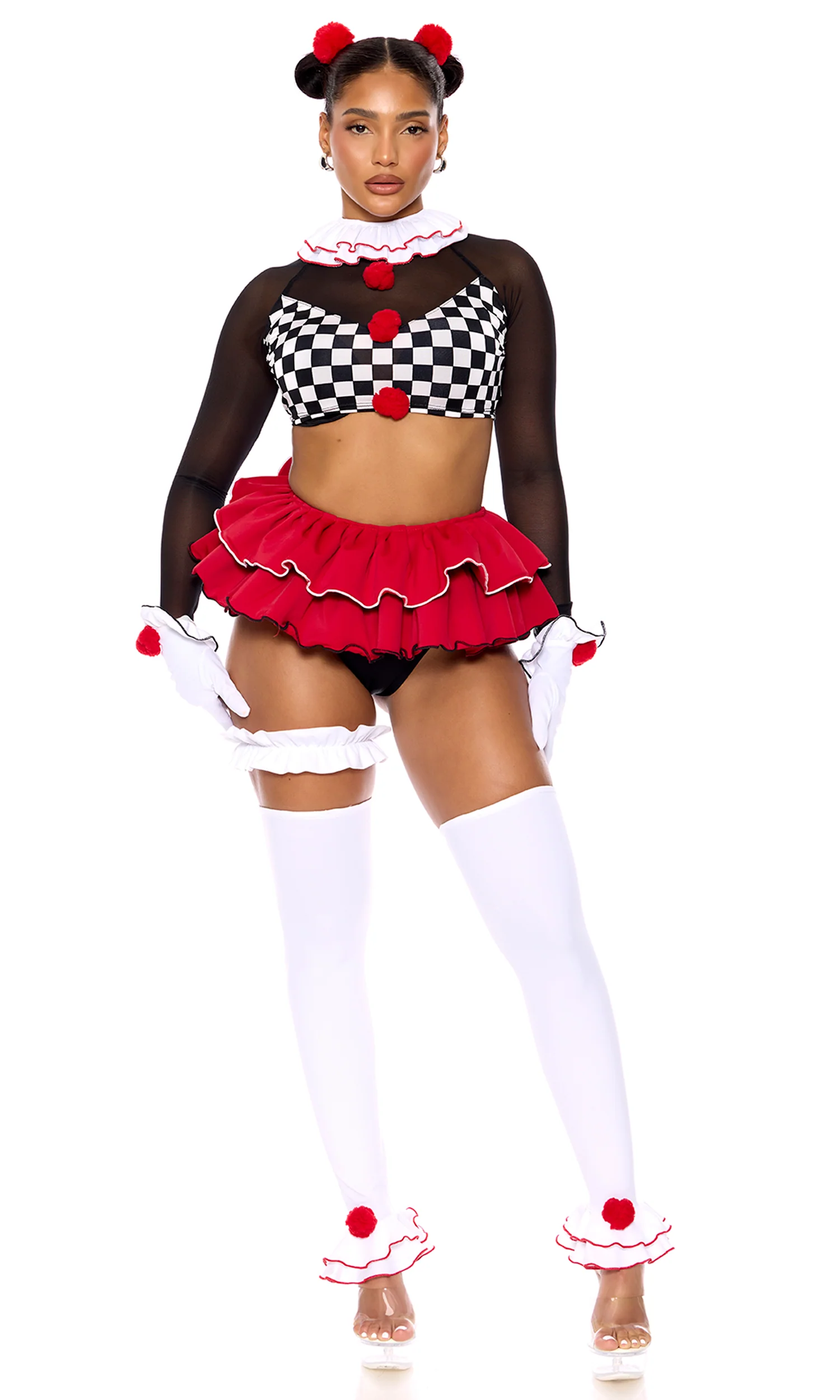 Clown Around 8-Piece Women's Circus Costume - Image 5