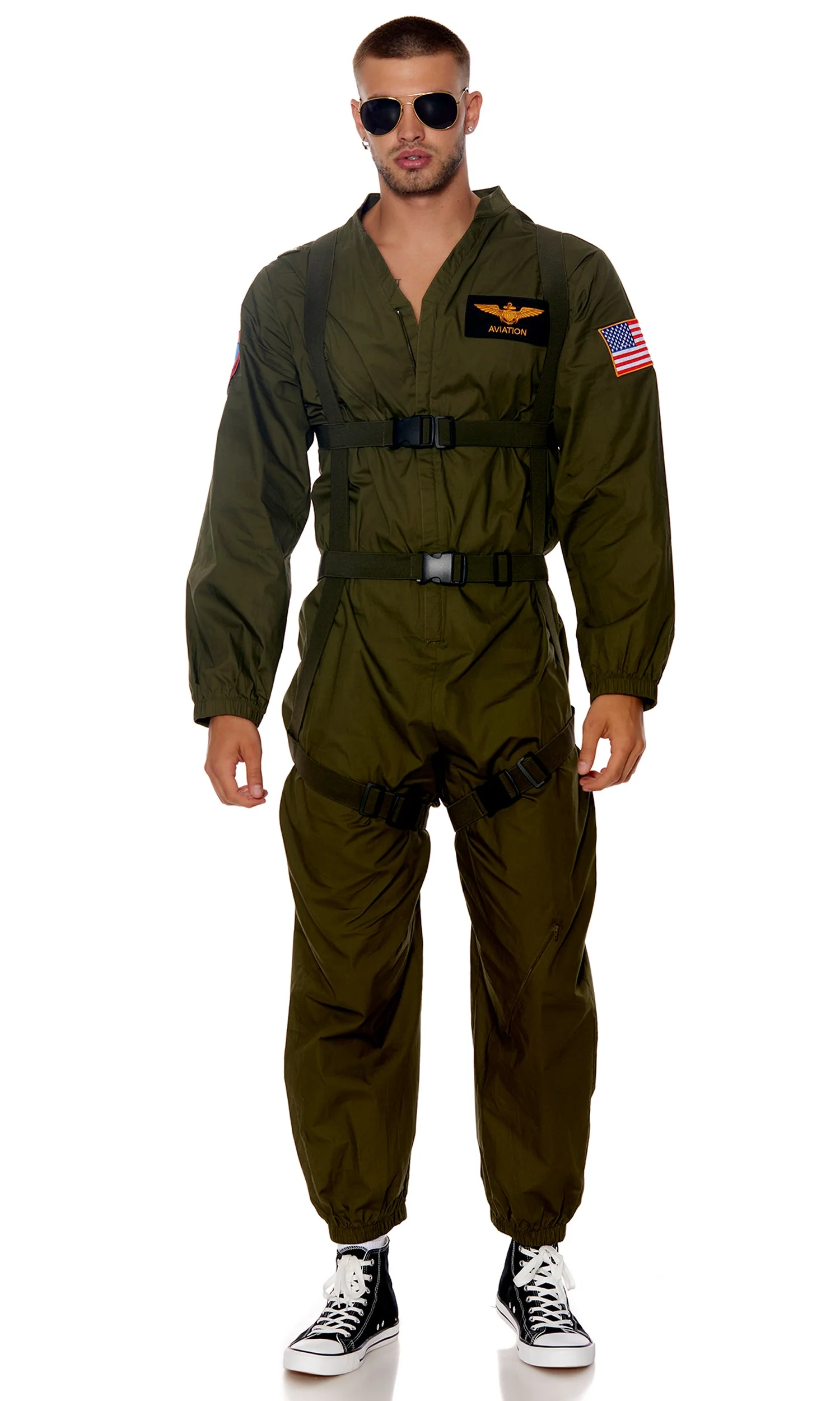 Flight or Fight 3-Piece Men's Movie Character Costume - Image 3
