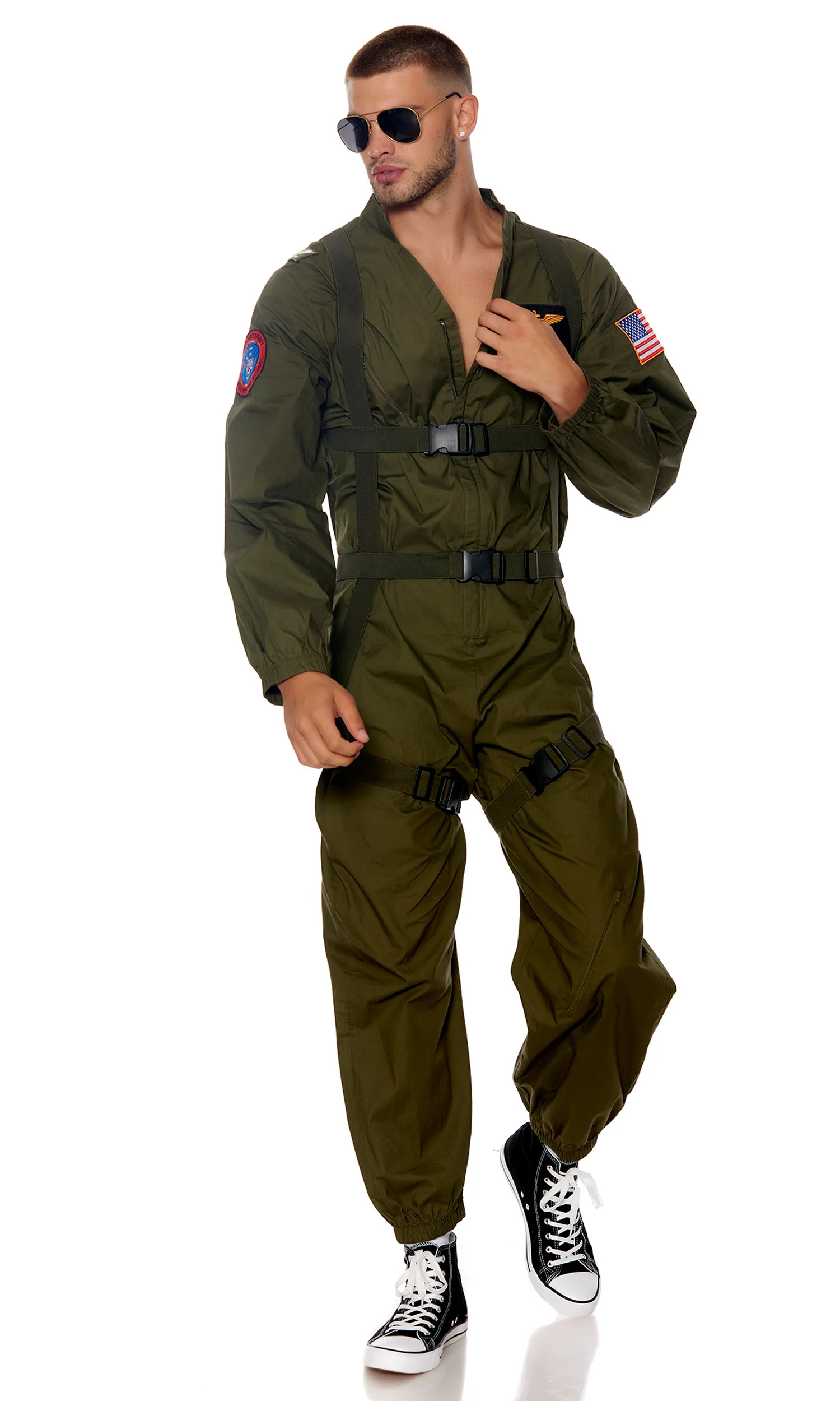 Flight or Fight 3-Piece Men's Movie Character Costume - Image 7