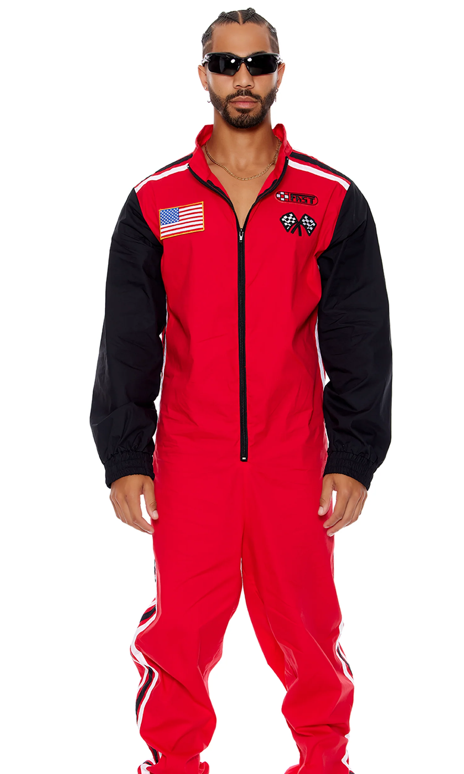 Full Throttle 2-Piece Men's Racer Costume