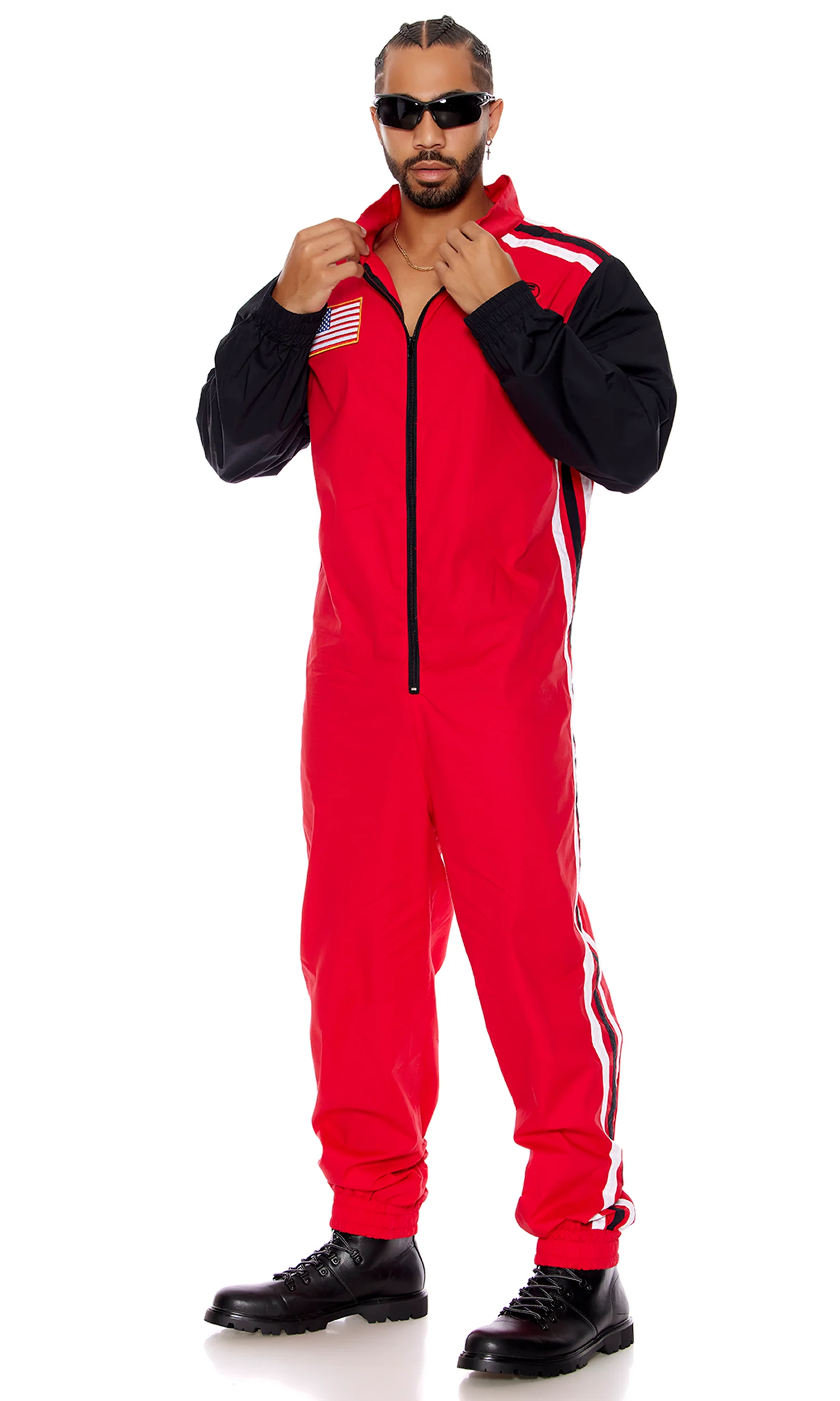 Full Throttle 2-Piece Men's Racer Costume - Image 5