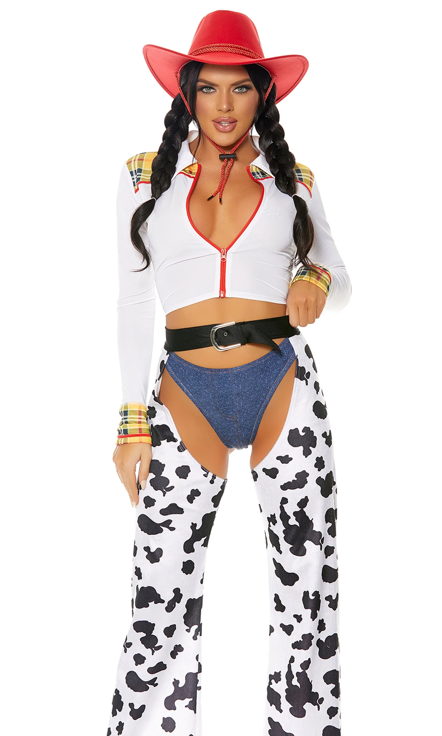 Keep It Light 3-Piece Women's Sexy Cowgirl Costume - Image 3