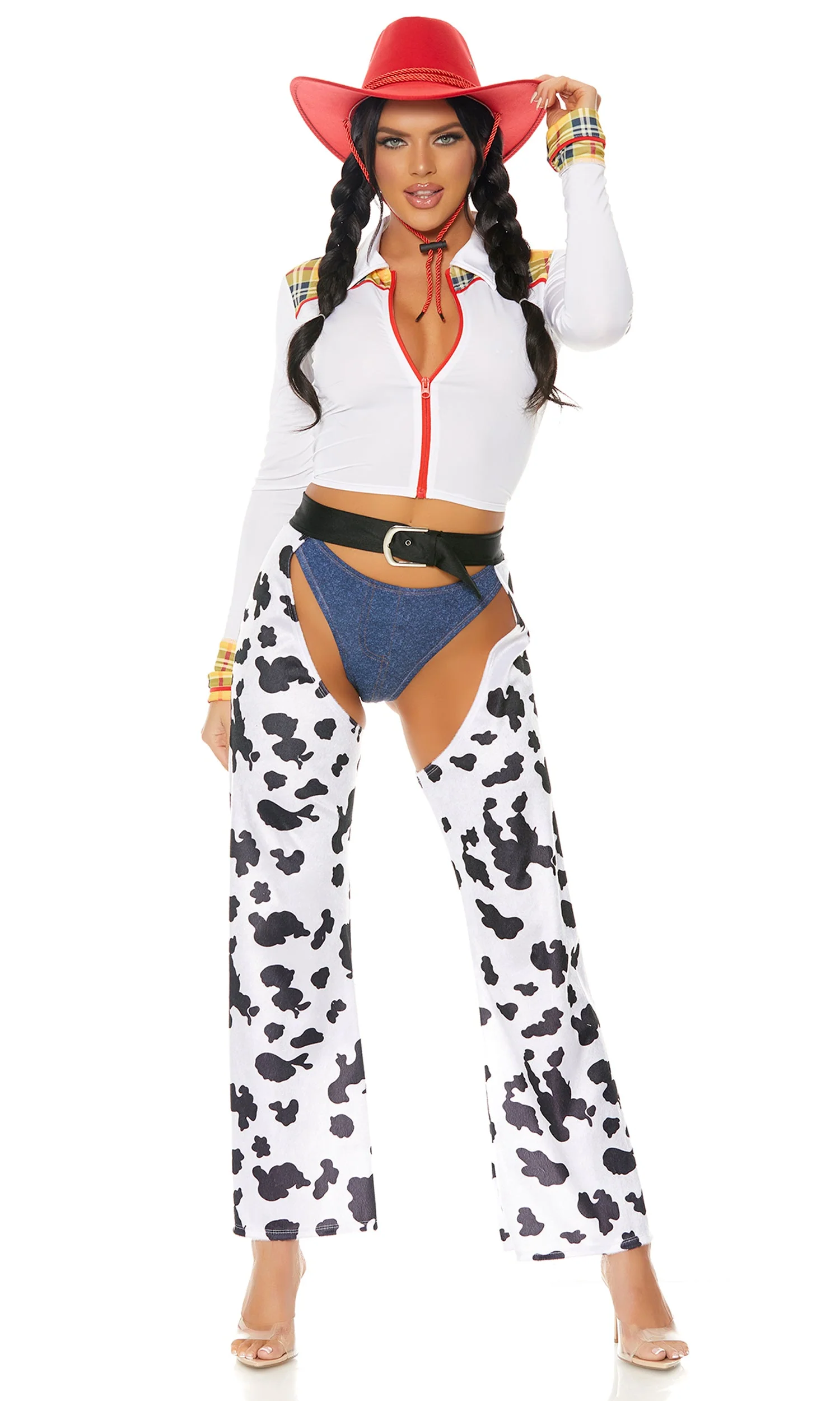 Keep It Light 3-Piece Women's Sexy Cowgirl Costume - Image 6