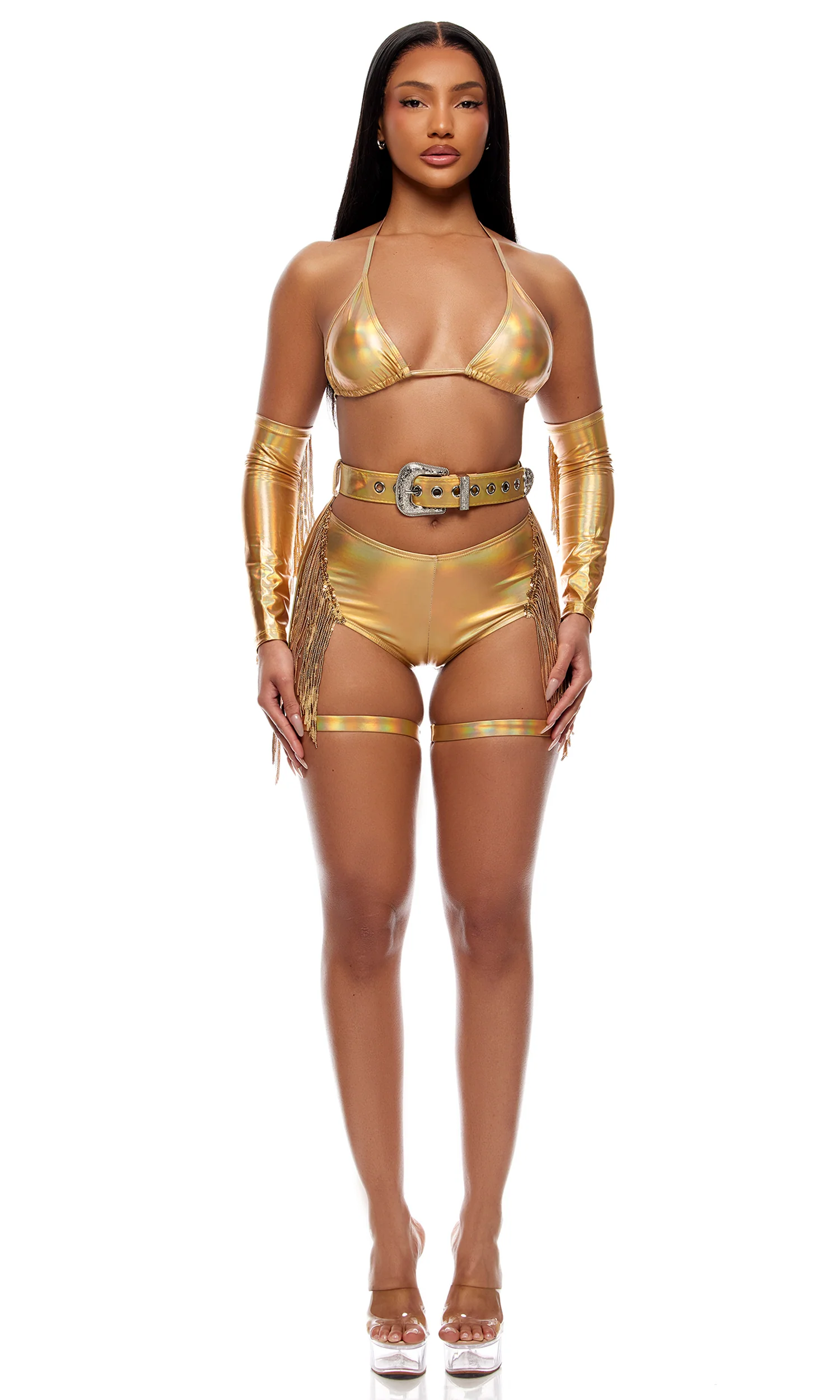 Lasso Up 5-Piece Women's Sexy Cowgirl Costume - Image 8