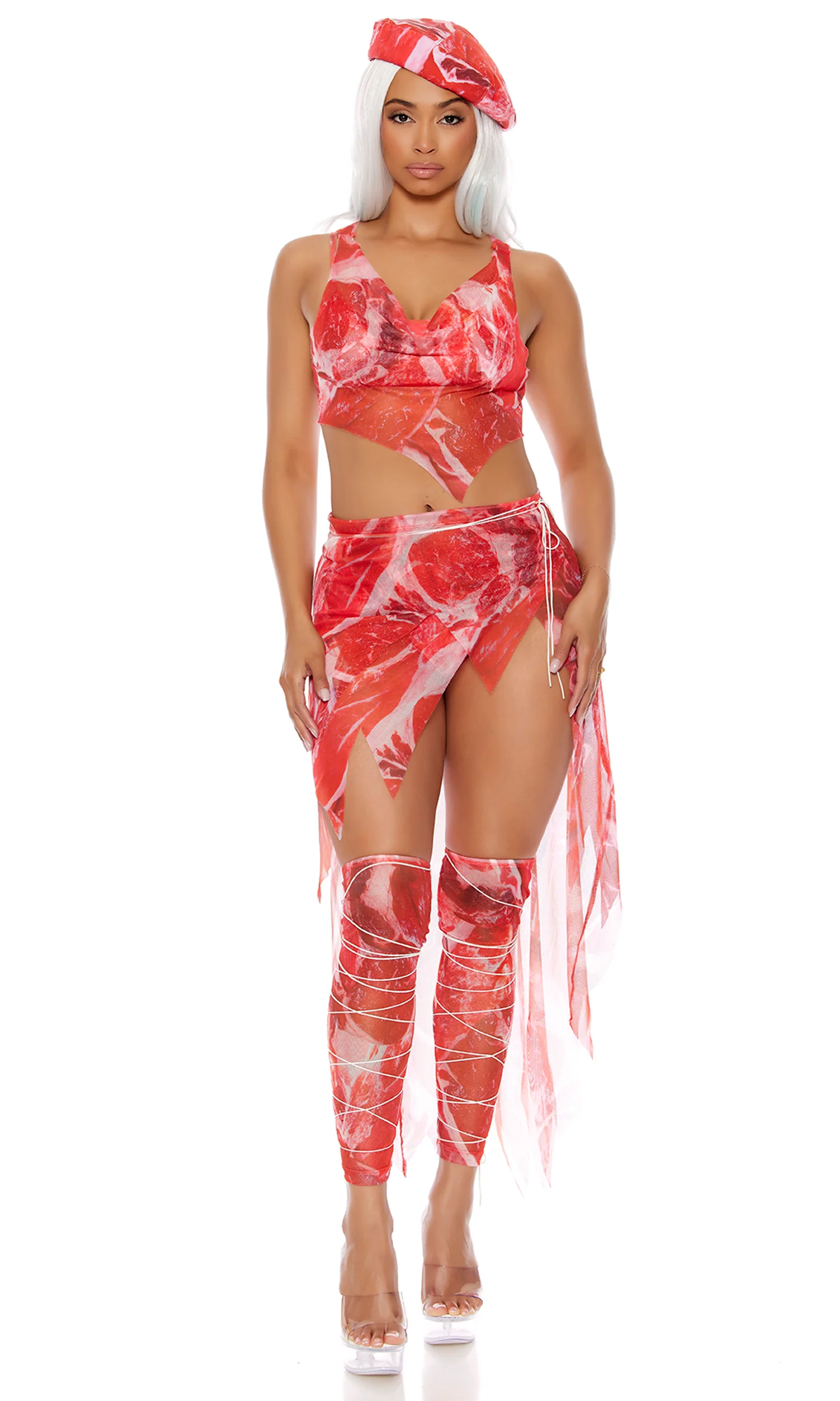 Meat and Greet 6-Piece Women's Celebrity Costume