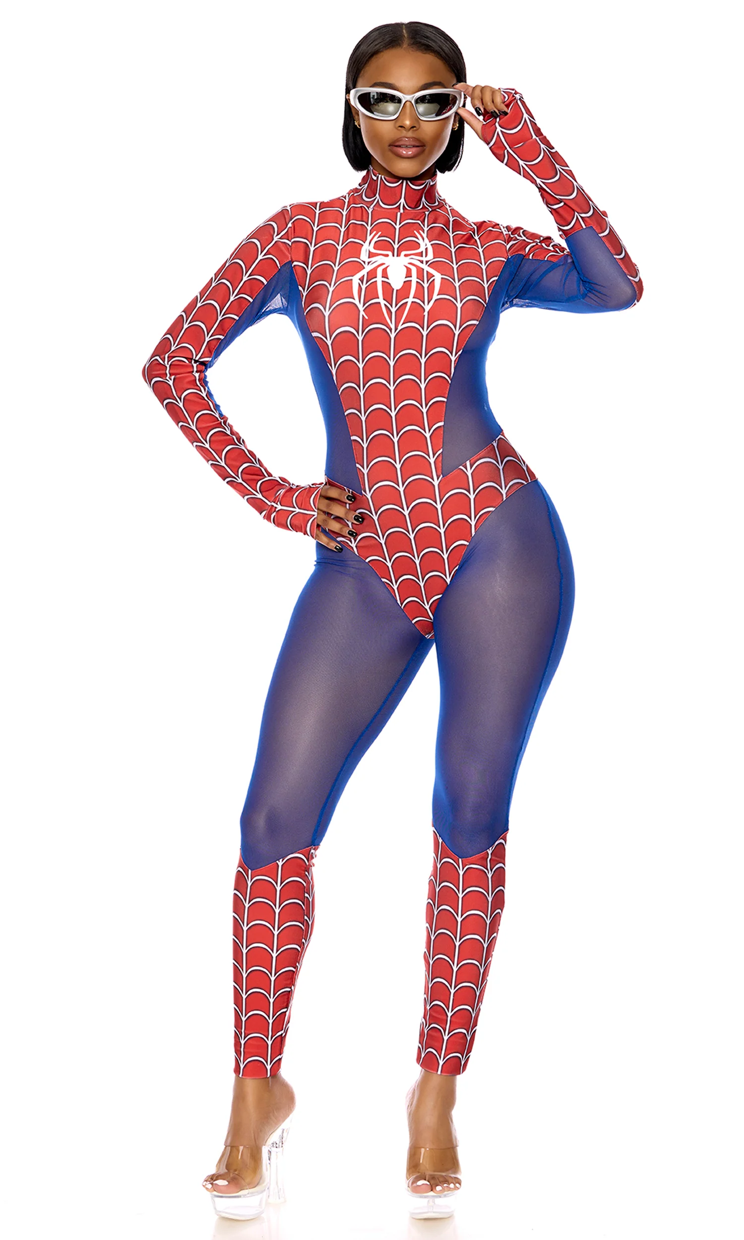 Neighorhood Hero 2-Piece Women's Comic Book Character Costume - Image 5