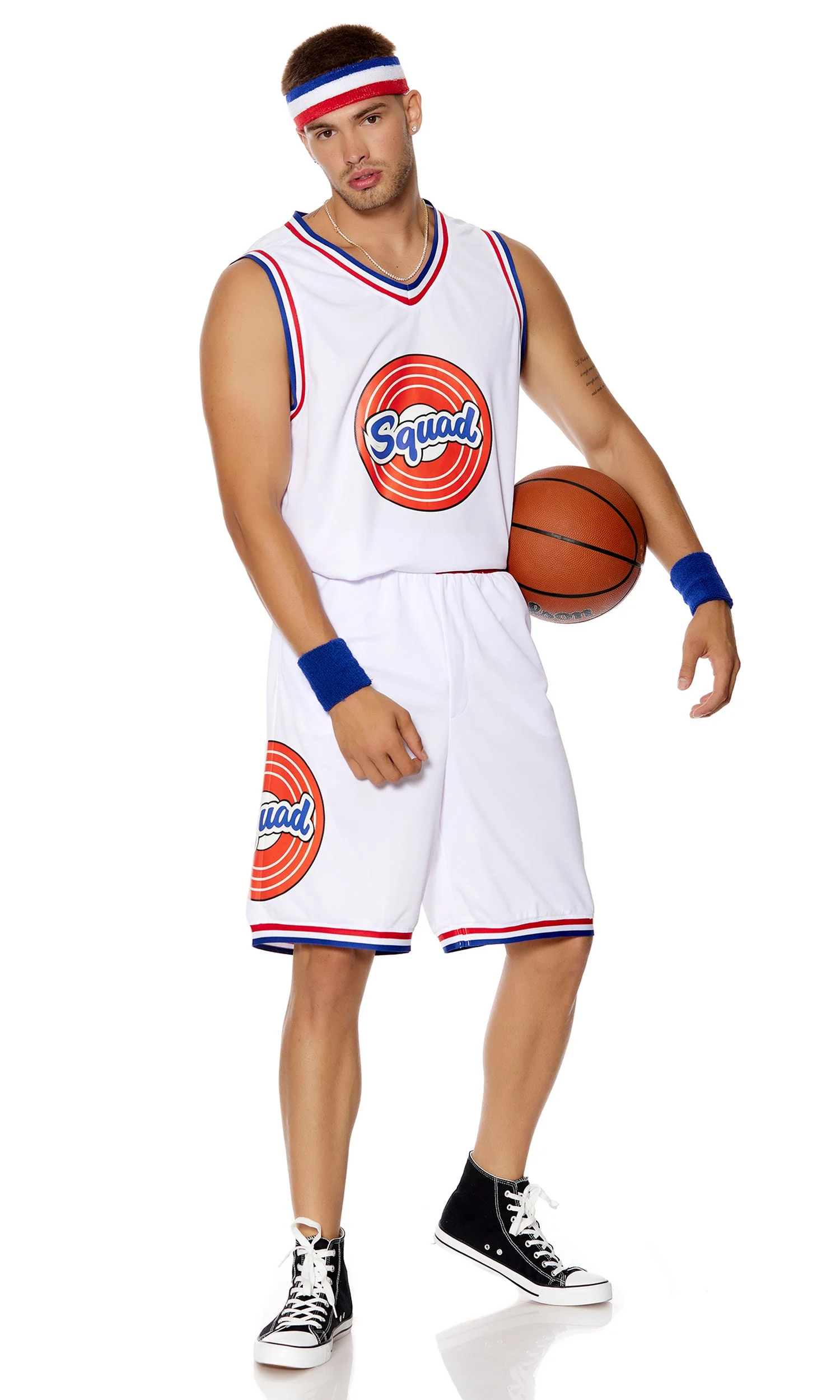 Nothing But Net 4-Piece Men's Basketball Costume - Image 3