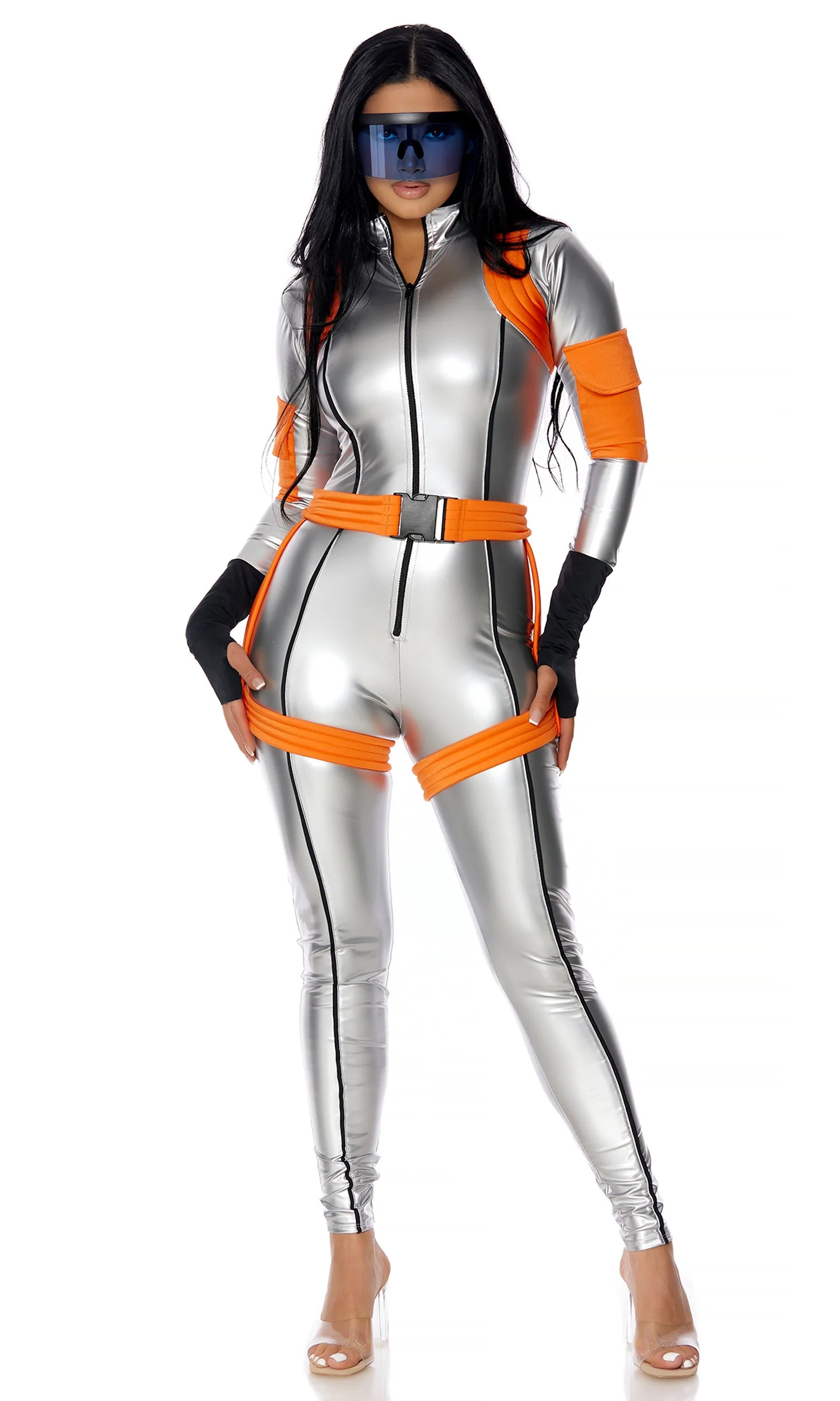 Out of This World 4-Piece Women's Sexy Astronaut Costume - Image 3