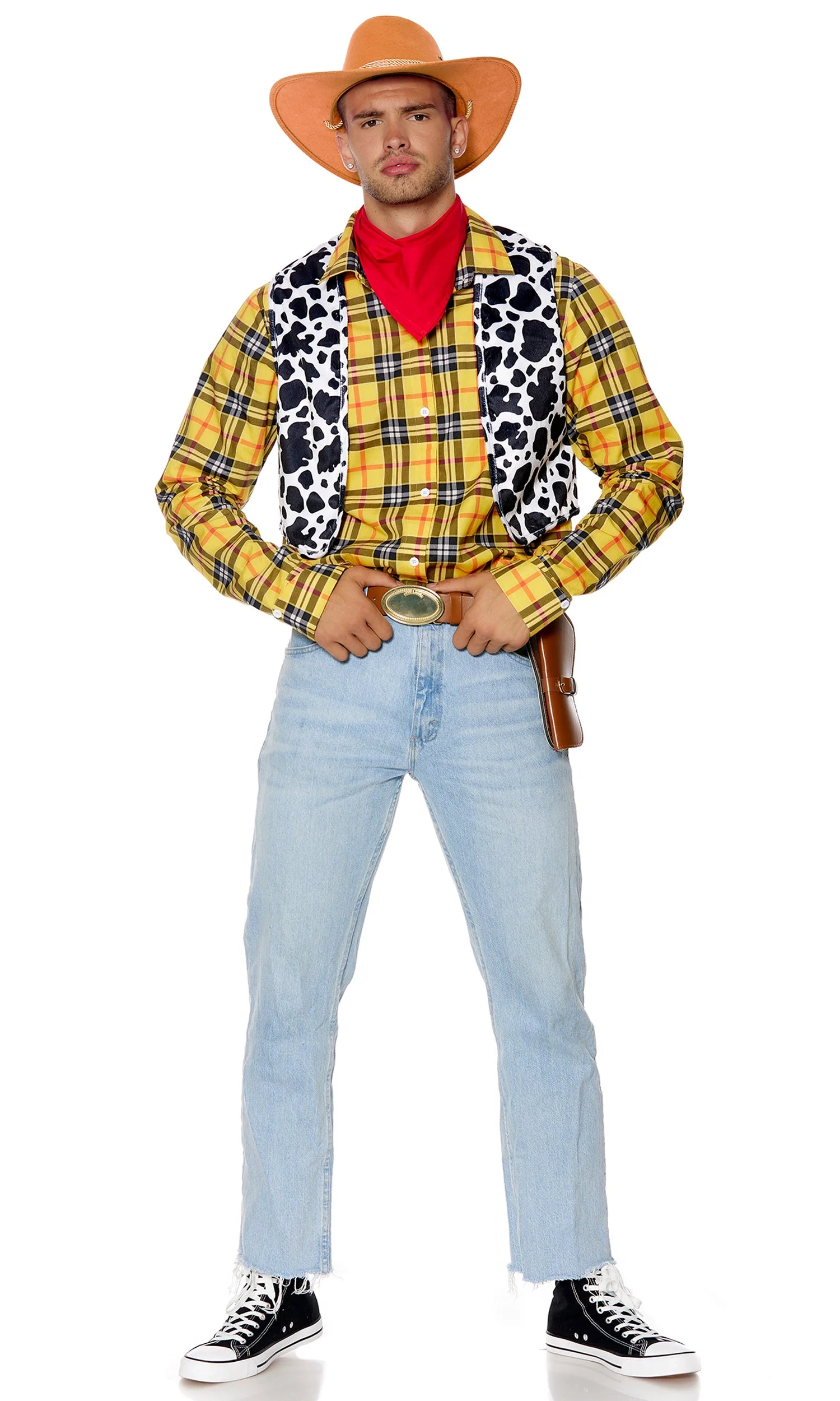 Playtime Deputy 4-Piece Men's Movie Character Costume - Image 4