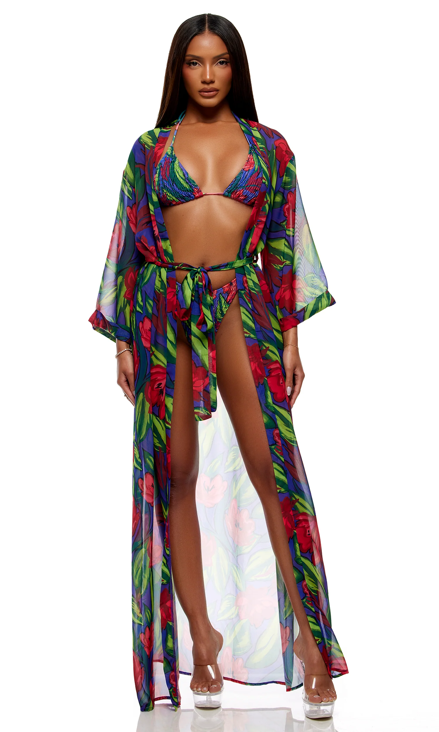 Positano Bikini Set - Painted Flora - Image 4