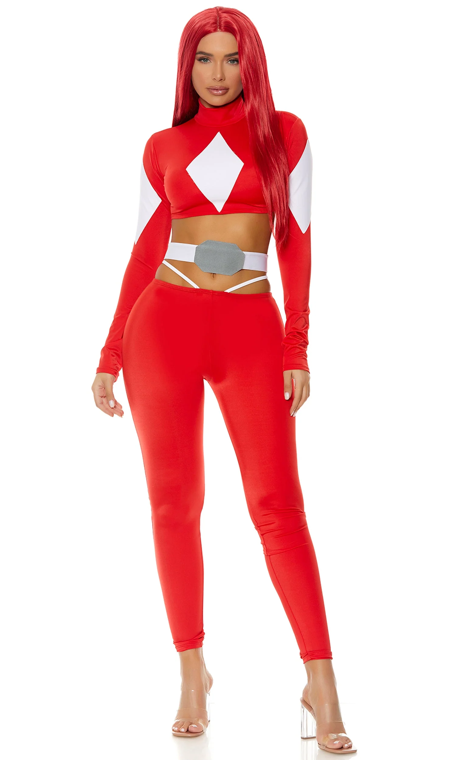 Powerful 3-Piece Women's Sexy Superhero Costume - Image 4