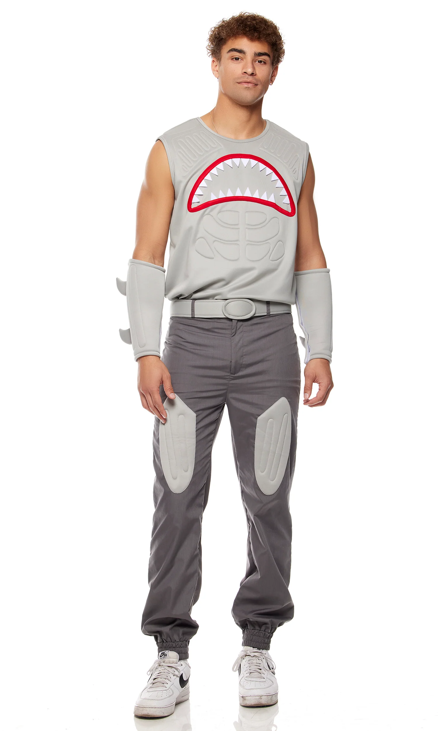 Shark Frenzy 5-Piece Men's Movie Character Costume - Image 4
