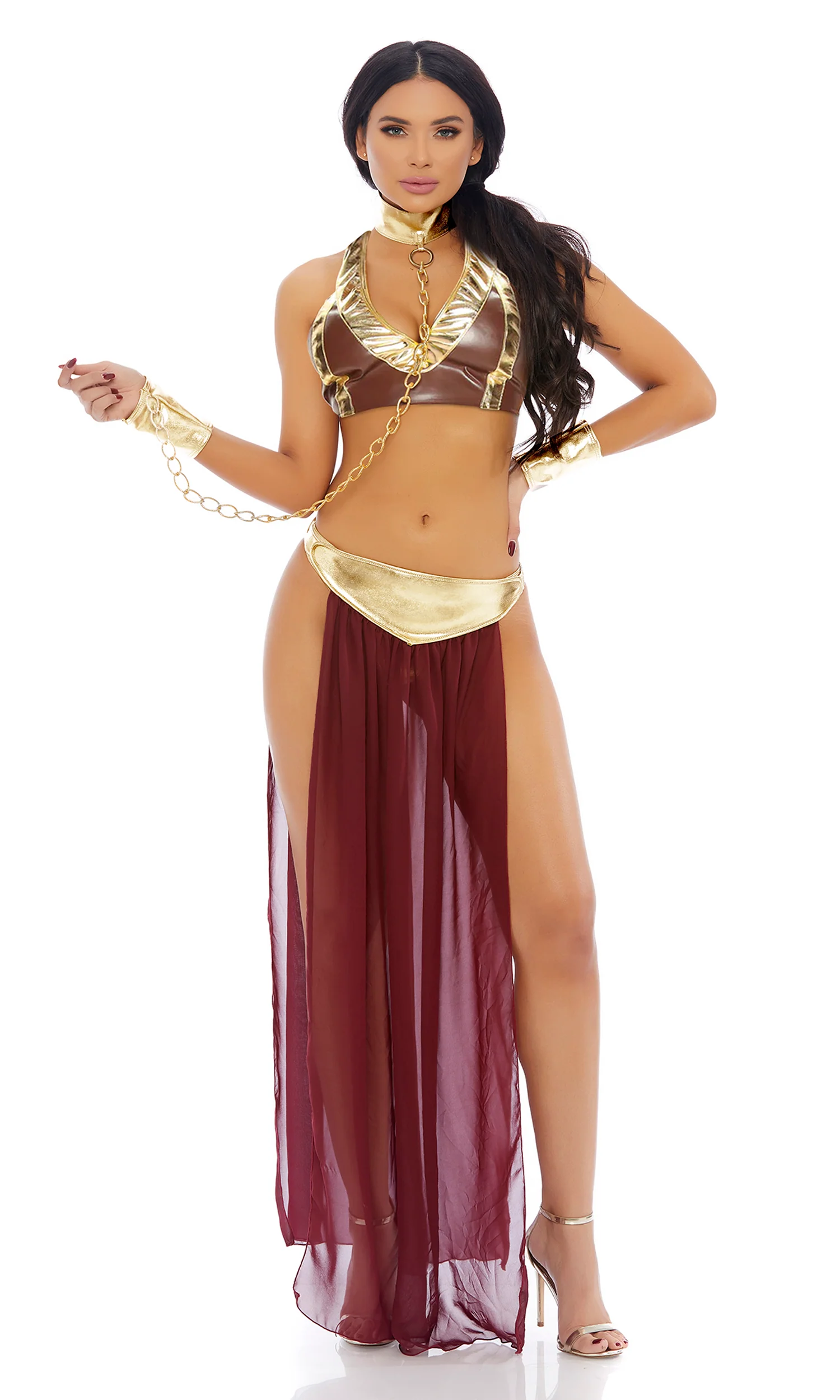 Slave for You Galaxy 4-Piece Women's Movie Character Costume - Image 3
