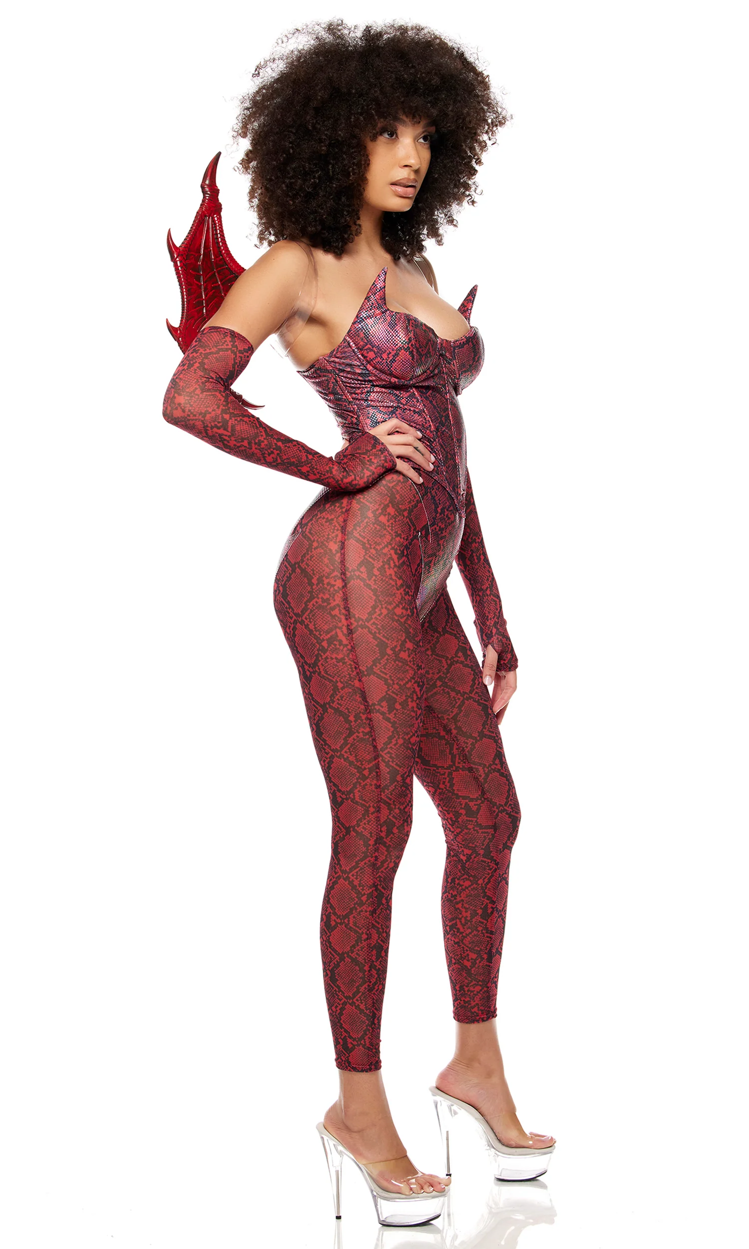 Slay Me 5-Piece Women's Dragon Costume - Image 5