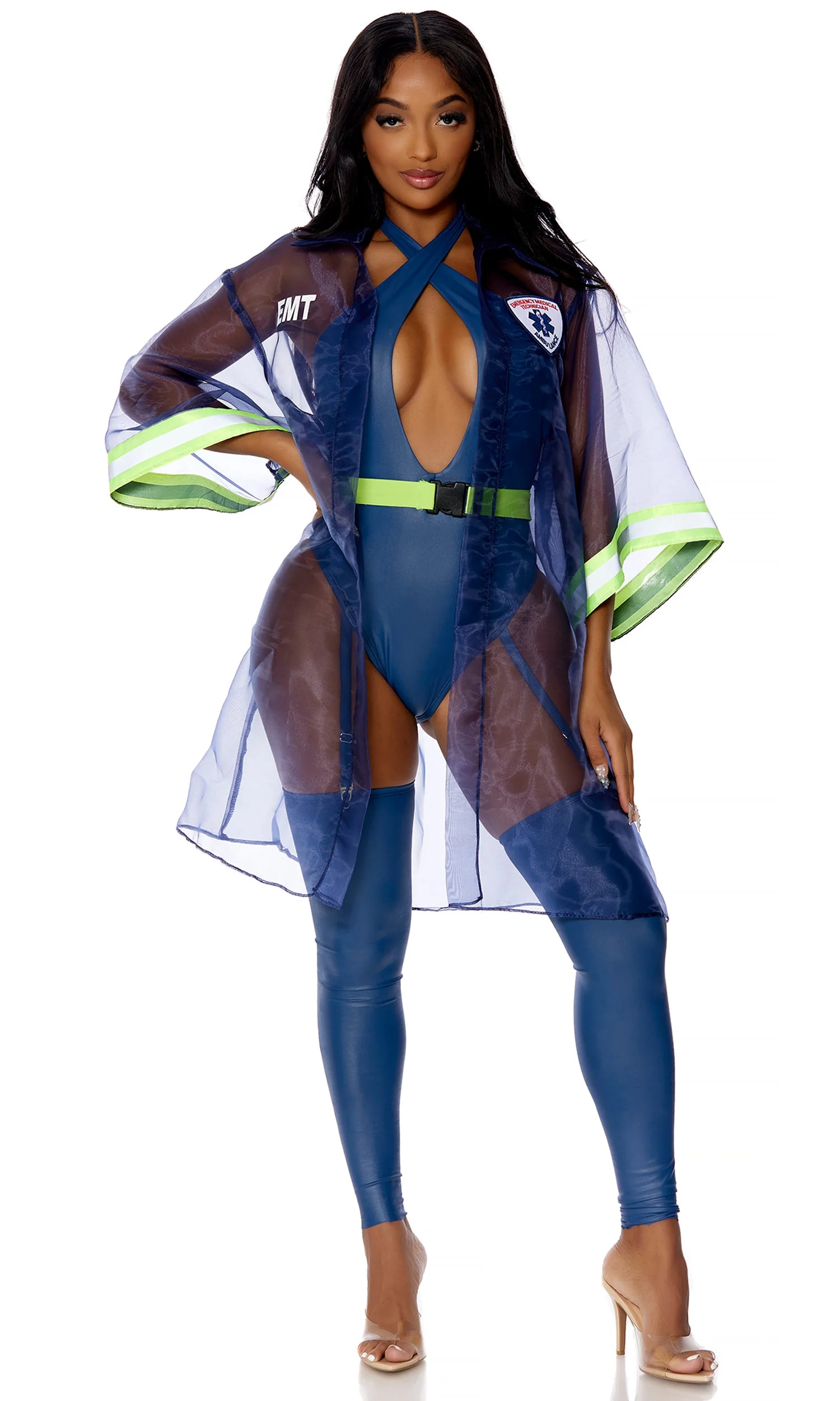 Whats the 911 5-Piece Women's Sexy EMT Costume - Image 4